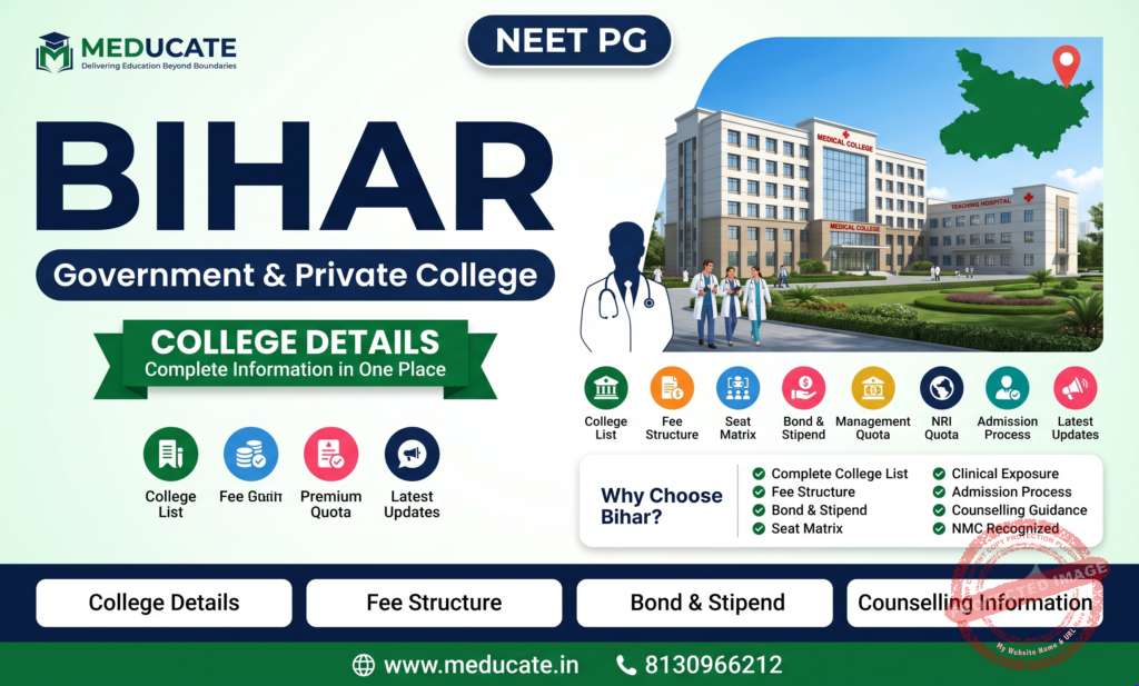 Katihar Medical College Katihar NEET PG 2026-27 : Admission, Courses, Cut-off, fees, Bond, Stipend, etc.