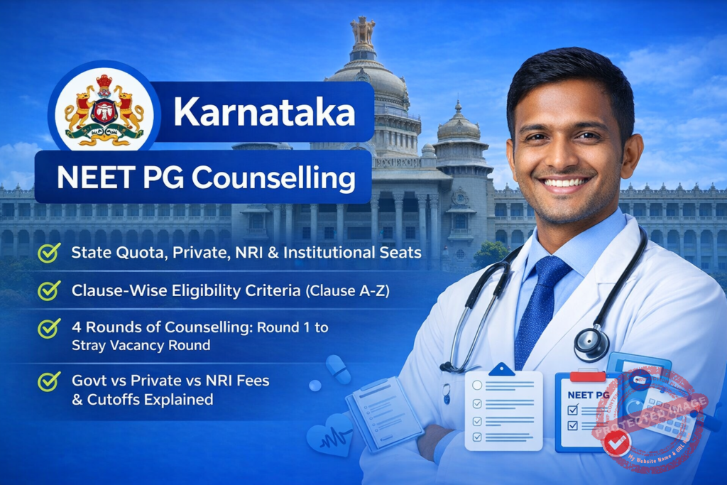Karnataka NEET PG Counselling