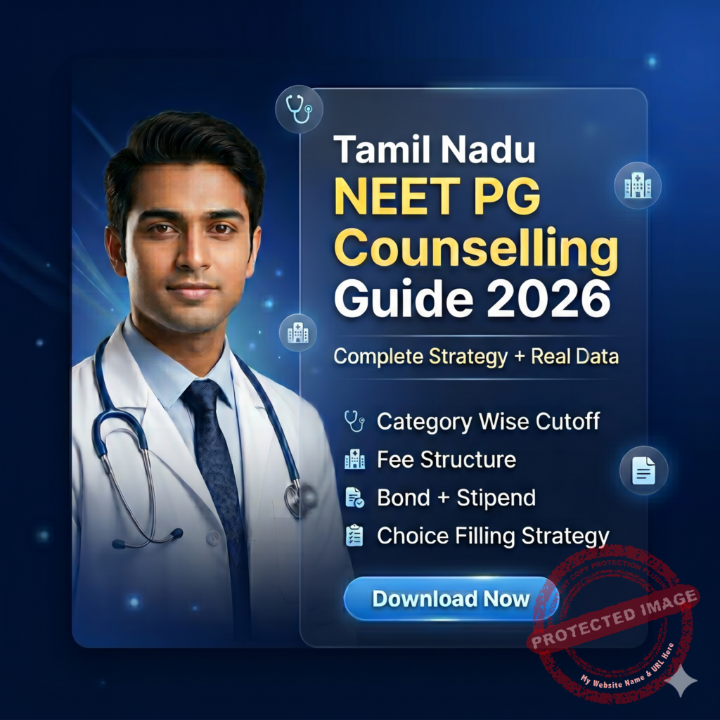 Tamil Nadu NEET PG Counselling