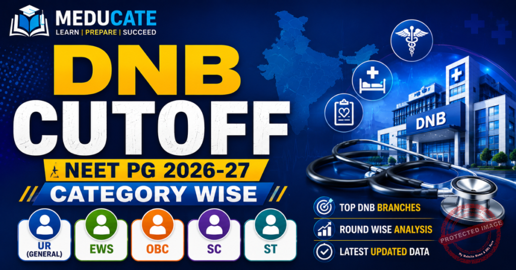 NEET PG 2026: DNB 2021 All Round Cutoff Branch Wise and Category Wise