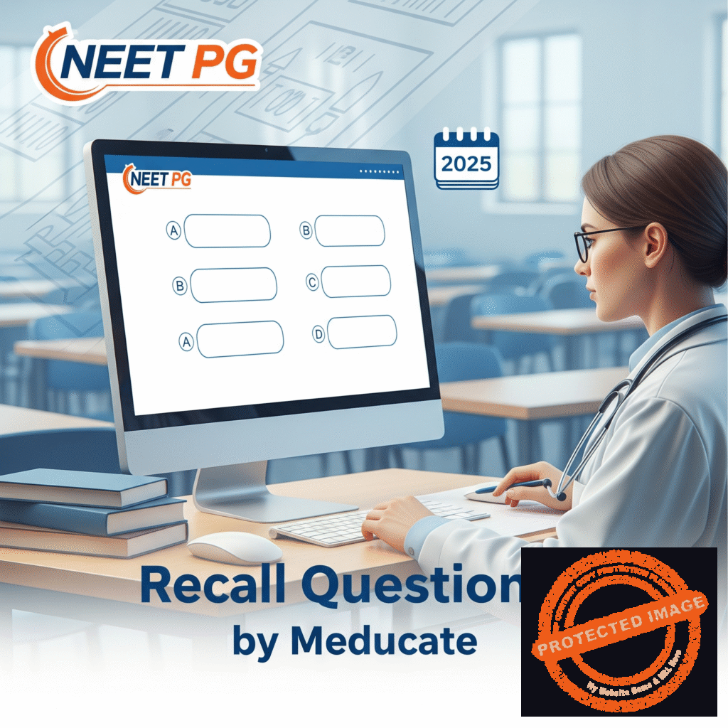 NEET PG 2025 Recall Questions
