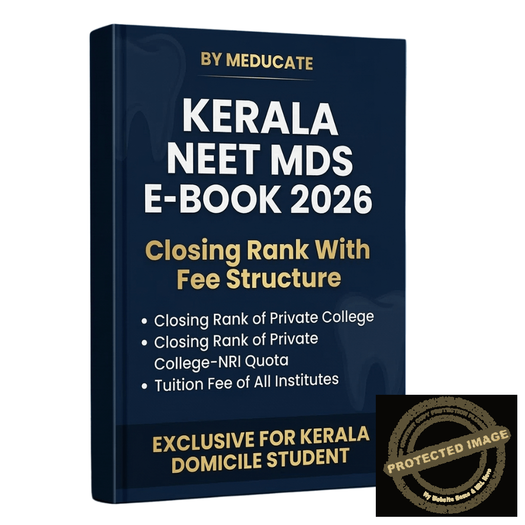 KERALA NEET MDS Counselling Ebook