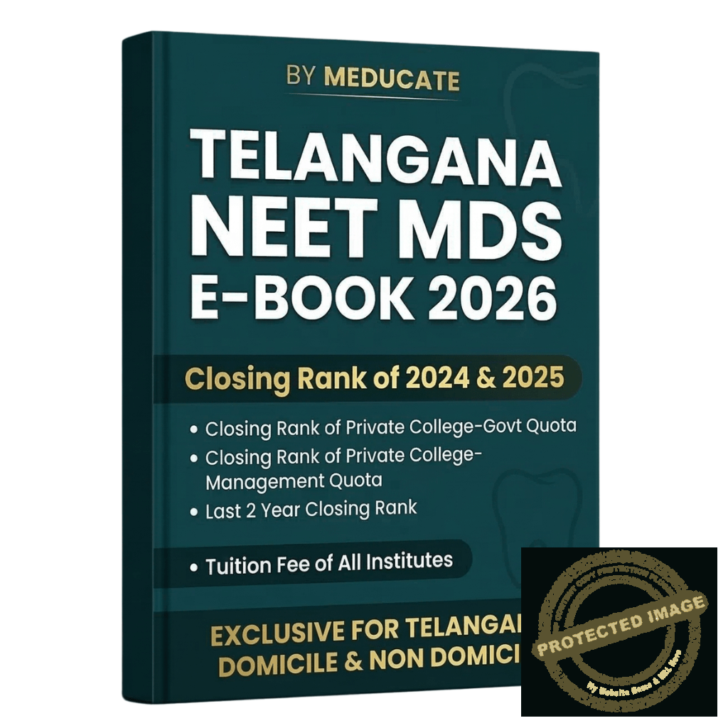 TELANGANA NEET MDS Counselling Ebook